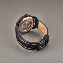 Load image into Gallery viewer, Revue Thommen Men's 16052.2577 'Air speed' Black Dial Leather Strap Swiss Automatic Watch