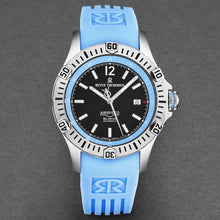 Load image into Gallery viewer, Revue Thommen Men's 'Air speed' Black Dial Blue Rubber Strap Automatic Watch 16070.4635