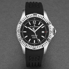 Load image into Gallery viewer, Revue Thommen Men's 'Air speed' Black Dial Black Rubber Strap Automatic Watch 16070.4637