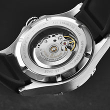 Load image into Gallery viewer, Revue Thommen Men's 'Air speed' Black Dial Black Rubber Strap Automatic Watch 16070.4637