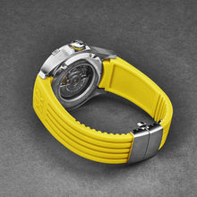 Load image into Gallery viewer, Revue Thommen Men's 'Air speed' Black Dial Yellow Rubber Strap Automatic Watch 16070.4638