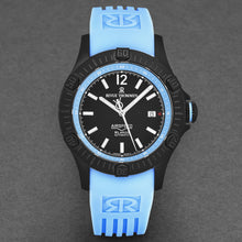 Load image into Gallery viewer, Revue Thommen Men's 'Air speed' Black Dial Blue Rubber Strap Automatic Watch 16070.4675