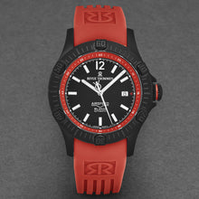 Load image into Gallery viewer, Revue Thommen Men's 'Air speed' Black Dial Red Rubber Strap Automatic Watch 16070.4676