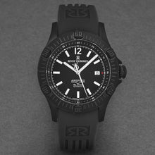 Load image into Gallery viewer, Revue Thommen Men's 'Air speed' Black Dial Black Rubber Strap Automatic Watch 16070.4677