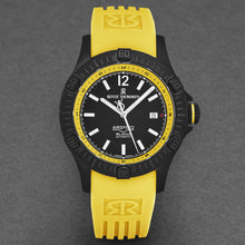 Load image into Gallery viewer, Revue Thommen Men's 'Air speed' Black Dial Yellow Rubber Strap Automatic Watch 16070.4678