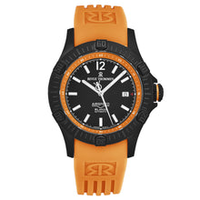 Load image into Gallery viewer, Revue Thommen Men's 'Air speed' Black Dial Orange Rubber Strap Automatic Watch 16070.4679