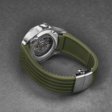 Load image into Gallery viewer, Revue Thommen Men's 'Air speed' Black Dial Green Rubber Strap Automatic Watch 16070.4734