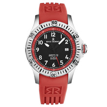 Load image into Gallery viewer, Revue Thommen Men's 'Air speed' Black Dial Red Rubber Strap Automatic Watch 16070.4736