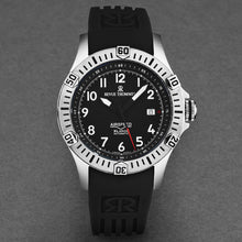 Load image into Gallery viewer, Revue Thommen Men's 'Air speed' Black Dial Black Rubber Strap Automatic Watch 16070.4737