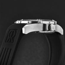 Load image into Gallery viewer, Revue Thommen Men's 'Air speed' Black Dial Black Rubber Strap Automatic Watch 16070.4737