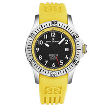 Load image into Gallery viewer, Revue Thommen Men's 'Air speed' Black Dial Yellow Rubber Strap Automatic Watch 16070.4738