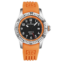 Load image into Gallery viewer, Revue Thommen Men's 'Air speed' Black Dial Orange Rubber Strap Automatic Watch 16070.4739