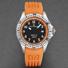 Load image into Gallery viewer, Revue Thommen Men's 'Air speed' Black Dial Orange Rubber Strap Automatic Watch 16070.4739