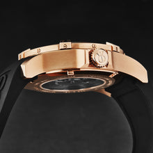 Load image into Gallery viewer, Revue Thommen Men's 'Air speed' Black Dial Black Rubber Strap Automatic Watch 16070.4767