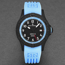 Load image into Gallery viewer, Revue Thommen Men's 'Air speed' Black Dial Blue Rubber Strap Automatic Watch 16070.4775