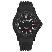 Load image into Gallery viewer, Revue Thommen Men's 'Air speed' Black Dial Black Rubber Strap Automatic Watch 16070.4777