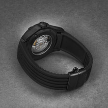 Load image into Gallery viewer, Revue Thommen Men's 'Air speed' Black Dial Black Rubber Strap Automatic Watch 16070.4777