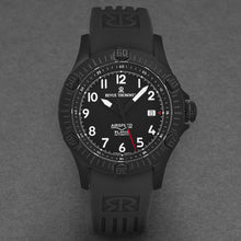 Load image into Gallery viewer, Revue Thommen Men's 'Air speed' Black Dial Black Rubber Strap Automatic Watch 16070.4777