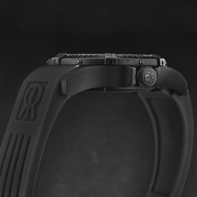 Load image into Gallery viewer, Revue Thommen Men's 'Air speed' Black Dial Black Rubber Strap Automatic Watch 16070.4777