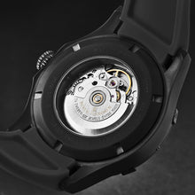 Load image into Gallery viewer, Revue Thommen Men's 'Air speed' Black Dial Black Rubber Strap Automatic Watch 16070.4777
