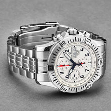 Load image into Gallery viewer, Revue Thommen Men's 16071.6122 'Air speed' White Dial Chronograph Day-Date Watch