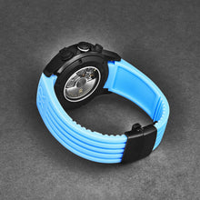 Load image into Gallery viewer, Revue Thommen Men's 'Air speed' Black Dial Blue Rubber Strap Automatic Watch 16071.6675
