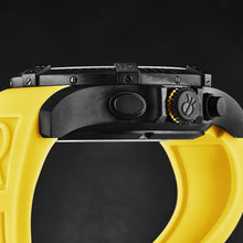 Load image into Gallery viewer, Revue Thommen Men's 'Air speed' Black Dial Yellow Rubber Strap Automatic Watch 16071.6678