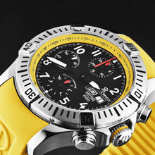 Load image into Gallery viewer, Revue Thommen Men's 'Air speed' Black Dial Yellow Rubber Strap Automatic Watch 16071.6738