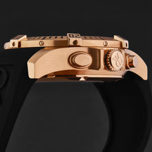 Load image into Gallery viewer, Revue Thommen Men's 'Air speed' Black Dial Black Rubber Strap Automatic Watch 16071.6767