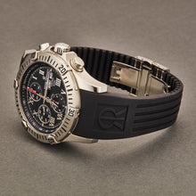 Load image into Gallery viewer, Revue Thommen Men's 16071.6837 'Air Speed' Black Dial Black Rubber Strap DayDate Chronograph Swiss Automatic Watch