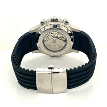 Load image into Gallery viewer, Revue Thommen Men's 16071.6837 'Air Speed' Black Dial Black Rubber Strap DayDate Chronograph Swiss Automatic Watch