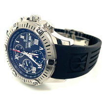 Load image into Gallery viewer, Revue Thommen Men's 16071.6837 'Air Speed' Black Dial Black Rubber Strap DayDate Chronograph Swiss Automatic Watch