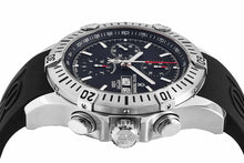Load image into Gallery viewer, Revue Thommen Men's 16071.6839 'Air Speed' Black Dial Black Rubber Strap Chronograph Swiss Automatic Watch