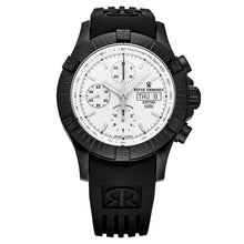 Load image into Gallery viewer, Revue Thommen Men's 16071.6878 'Airspeed' Silver Dial Day-Date Rubber Strap Chronograph Automatic Watch