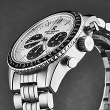 Load image into Gallery viewer, Revue Thommen Men's 17000.6132 'Aviator' Silver Dial Stainless Steel Chronograph Automatic Watch