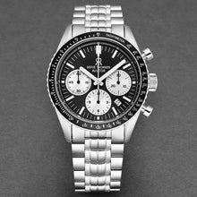 Load image into Gallery viewer, Revue Thommen Men's 17000.6134 'Aviator' Black Dial Stainless Steel Chronograph Automatic Watch