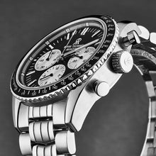Load image into Gallery viewer, Revue Thommen Men's 17000.6134 'Aviator' Black Dial Stainless Steel Chronograph Automatic Watch