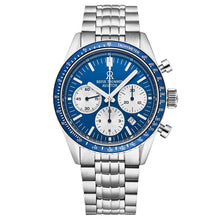 Load image into Gallery viewer, Revue Thommen Men's 17000.6135 'Aviator' Blue Dial Stainless Steel Chronograph Automatic Watch