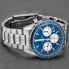 Load image into Gallery viewer, Revue Thommen Men's 17000.6135 'Aviator' Blue Dial Stainless Steel Chronograph Automatic Watch