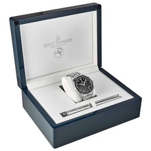 Load image into Gallery viewer, Revue Thommen Men's 17000.6137 'Aviator' Black Dial Stainless Steel Chronograph Automatic Watch