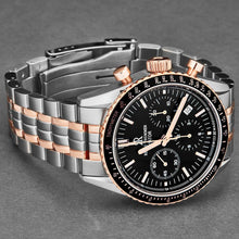 Load image into Gallery viewer, Revue Thommen Men's 17000.6157 'Aviator' Black Dial Two-Tone Chronograph Automatic Watch