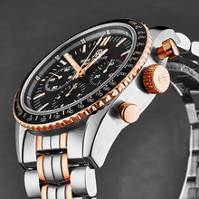 Load image into Gallery viewer, Revue Thommen Men's 17000.6157 'Aviator' Black Dial Two-Tone Chronograph Automatic Watch