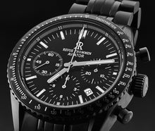 Load image into Gallery viewer, Revue Thommen Men's 17000.6177 'Aviator' Black Dial Black Stainless Steel Chronograph Automatic Watch