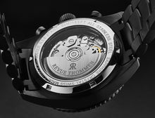 Load image into Gallery viewer, Revue Thommen Men's 17000.6177 'Aviator' Black Dial Black Stainless Steel Chronograph Automatic Watch