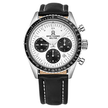 Load image into Gallery viewer, Revue Thommen Men's 17000.6532 'Aviator' Silver Dial Leather Strap Chronograph Automatic Watch
