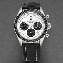 Load image into Gallery viewer, Revue Thommen Men's 17000.6532 'Aviator' Silver Dial Leather Strap Chronograph Automatic Watch