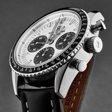 Load image into Gallery viewer, Revue Thommen Men's 17000.6532 'Aviator' Silver Dial Leather Strap Chronograph Automatic Watch