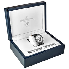 Load image into Gallery viewer, Revue Thommen Men's 17000.6532 'Aviator' Silver Dial Leather Strap Chronograph Automatic Watch