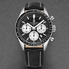 Load image into Gallery viewer, Revue Thommen Men&#39;s 17000.6534 &#39;Aviator&#39; Black Dial Leather Strap Chronograph Automatic Watch
