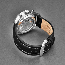 Load image into Gallery viewer, Revue Thommen Men's 17000.6537 'Aviator' Black Dial Leather Strap Chronograph Automatic Watch